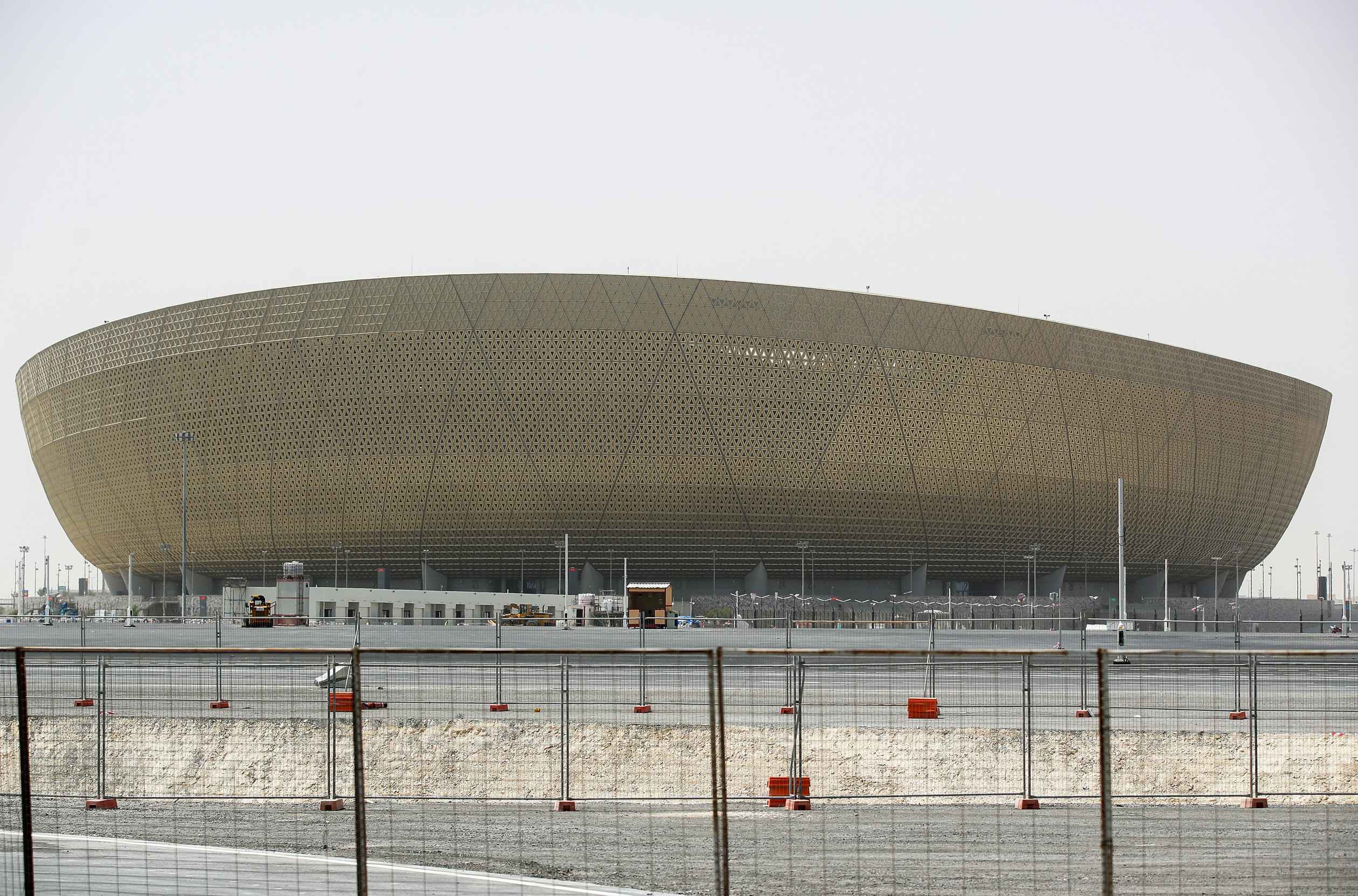 Exterior view of Lusail Stadium